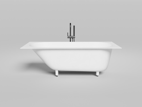 Ванна из литьевго мрамора Salini ORNELLA 102313G 170х70 встраиваемая прямоугольная с ножками - фото 5